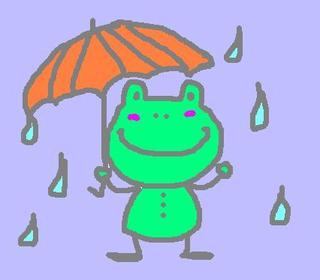 雨のケロ